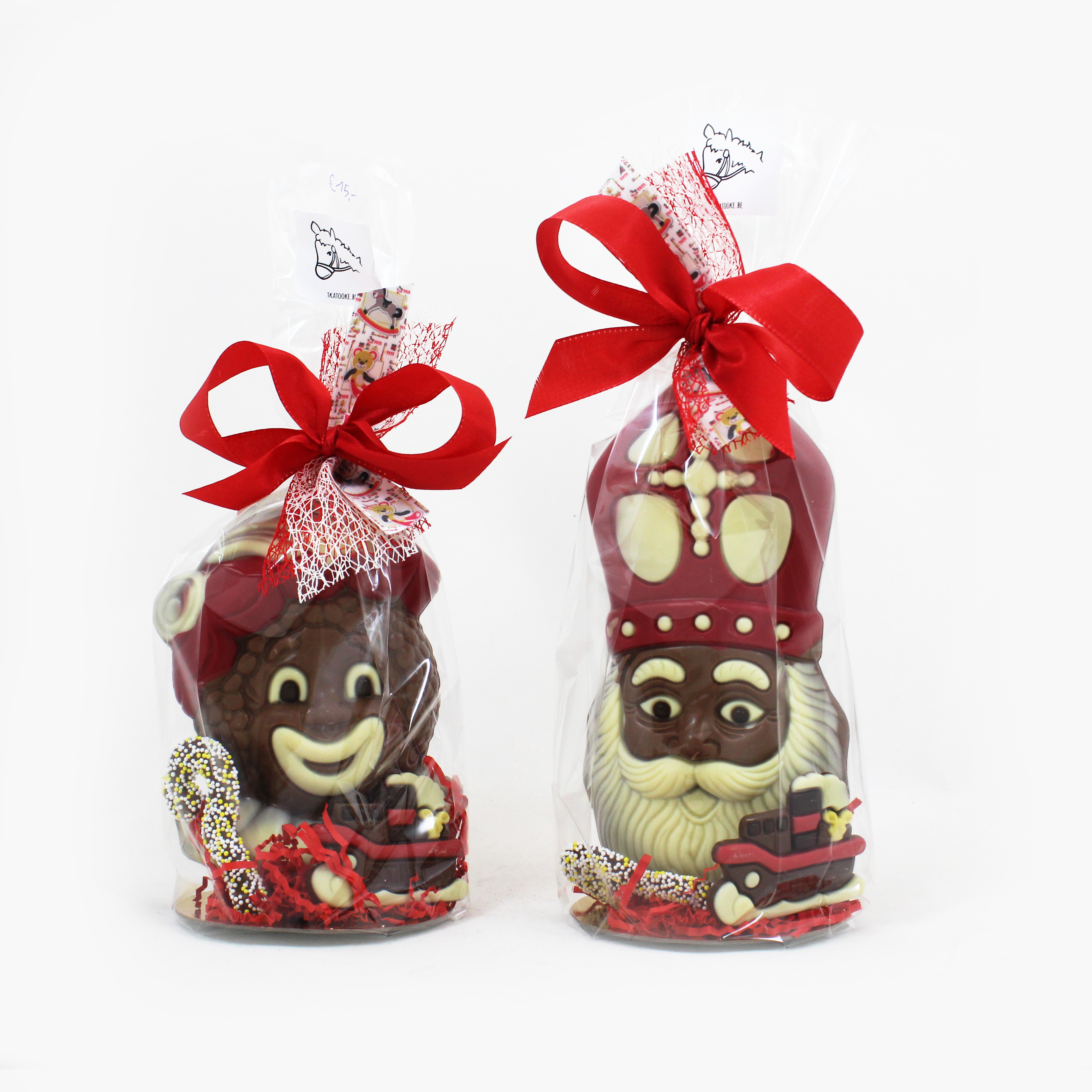 Grote en mooie Sint chocolade figuren - Katooke - te Merchtem